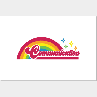 Communication Rainbow Posters and Art